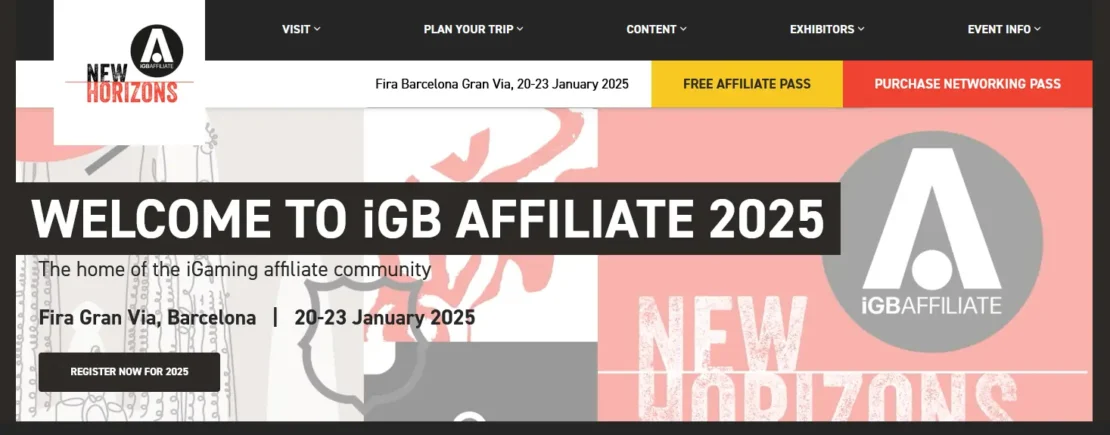 Screenshot der Webseite der IGB Barcelona 2025